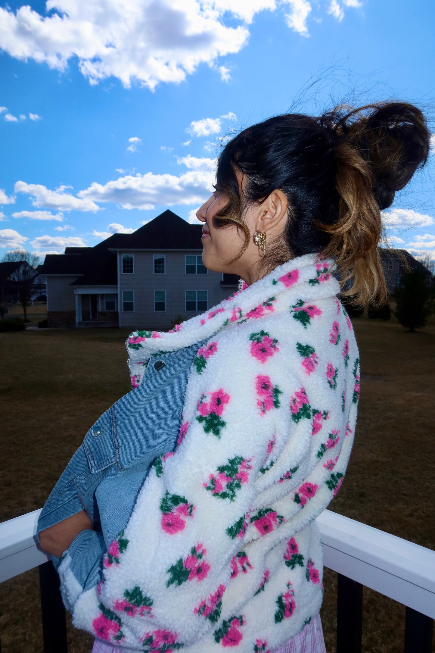 Rosy Denim Jacket