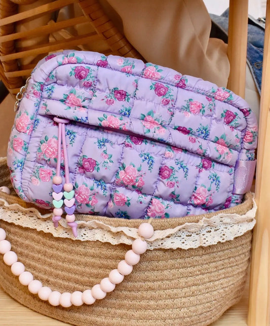 Roses in Bloom Makeup Pouch