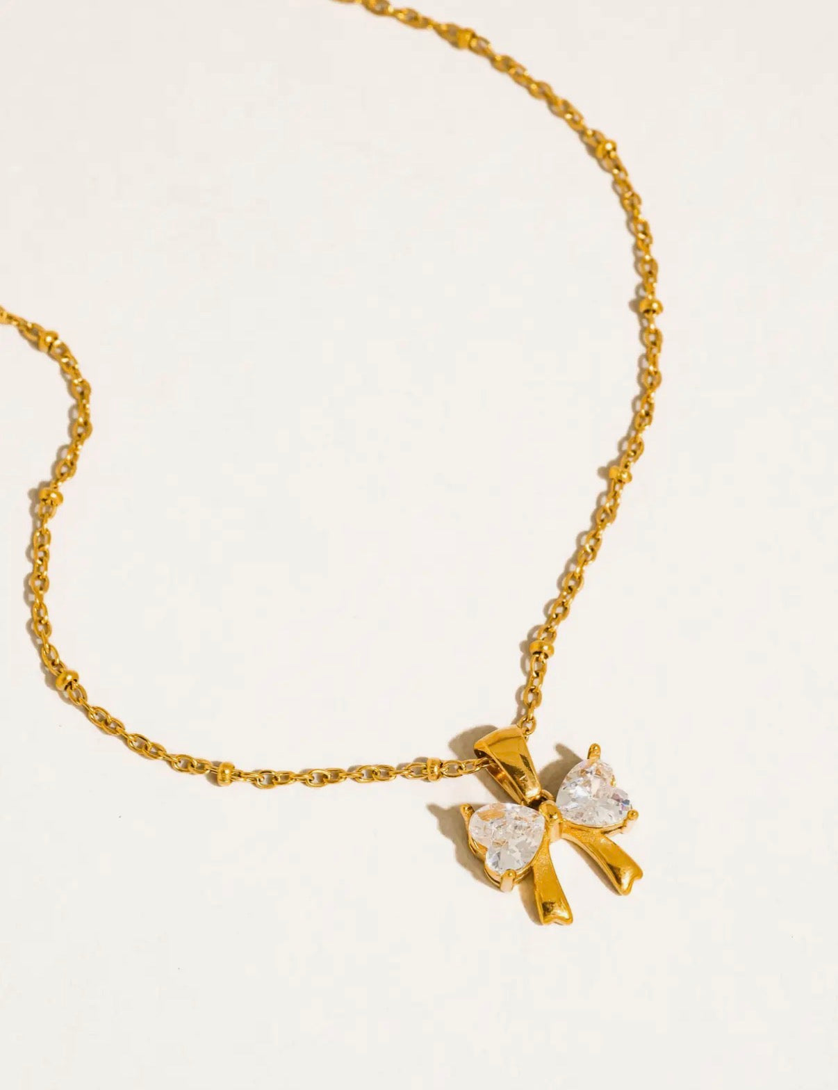 Sweetheart Bow Necklace