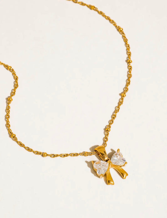 Sweetheart Bow Necklace