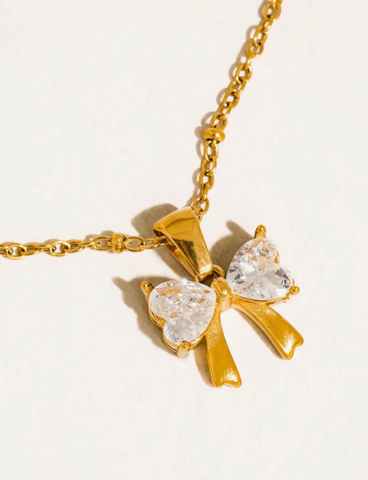 Sweetheart Bow Necklace