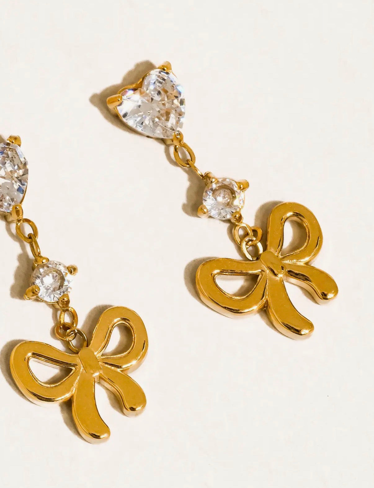 Sweetheart Bow Earrings