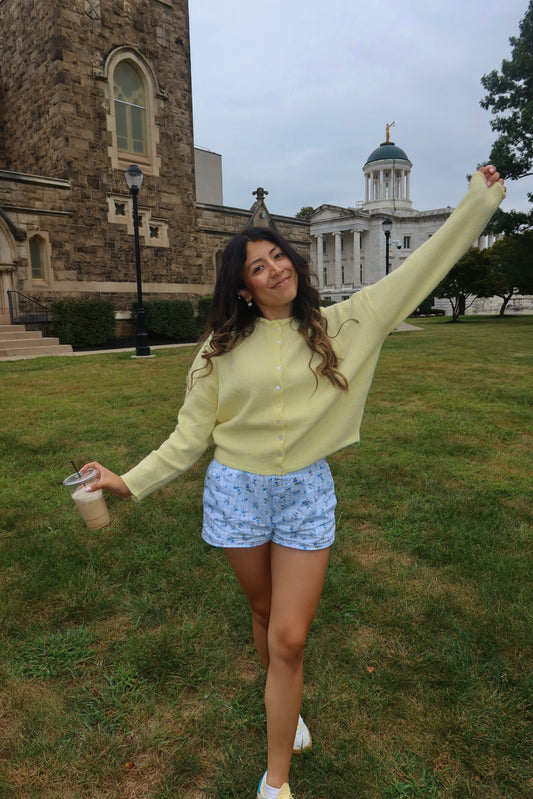 The Sweetheart Cardigan – Sunflower 🌻