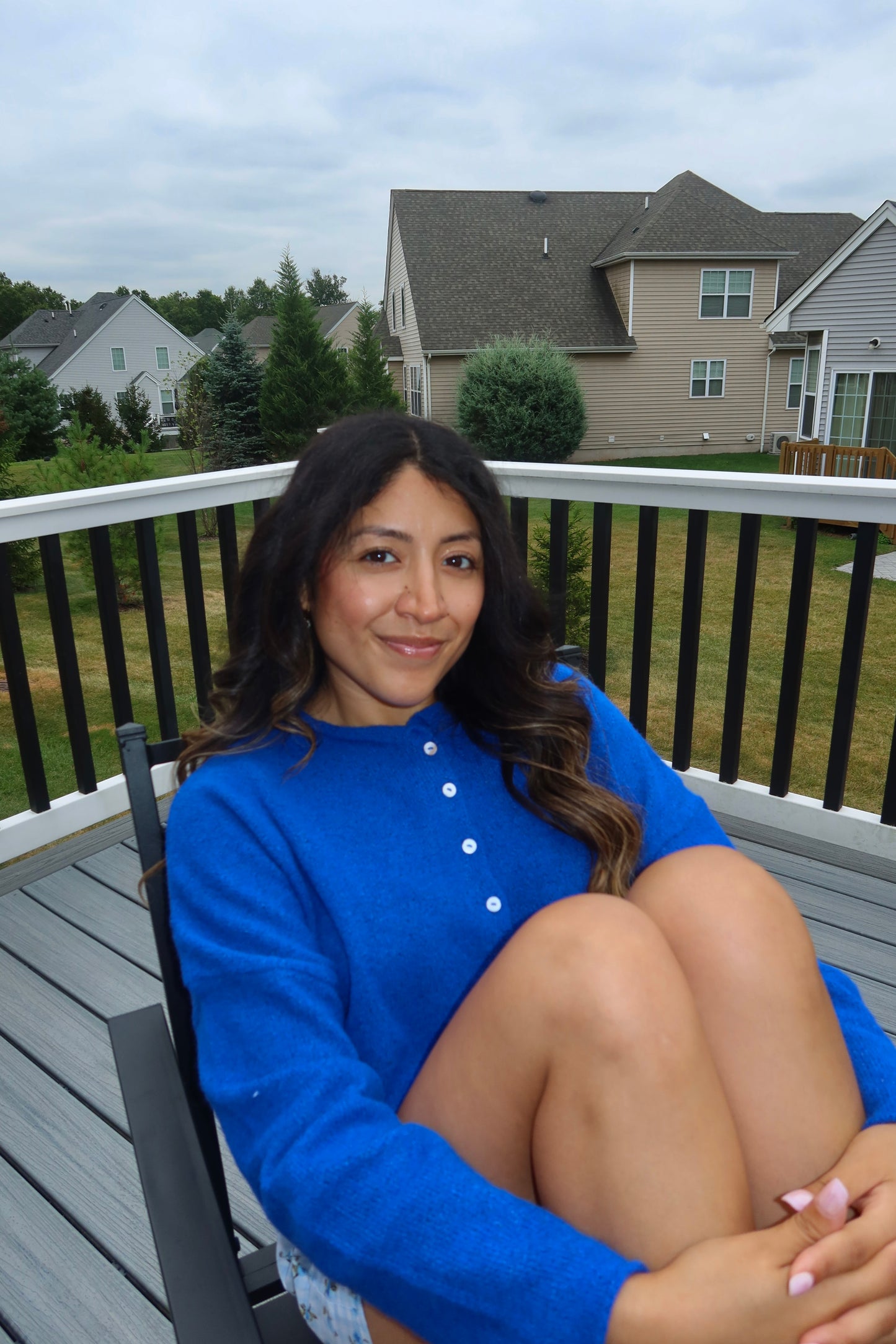 The Sweetheart Cardigan – Blueberry 🫐