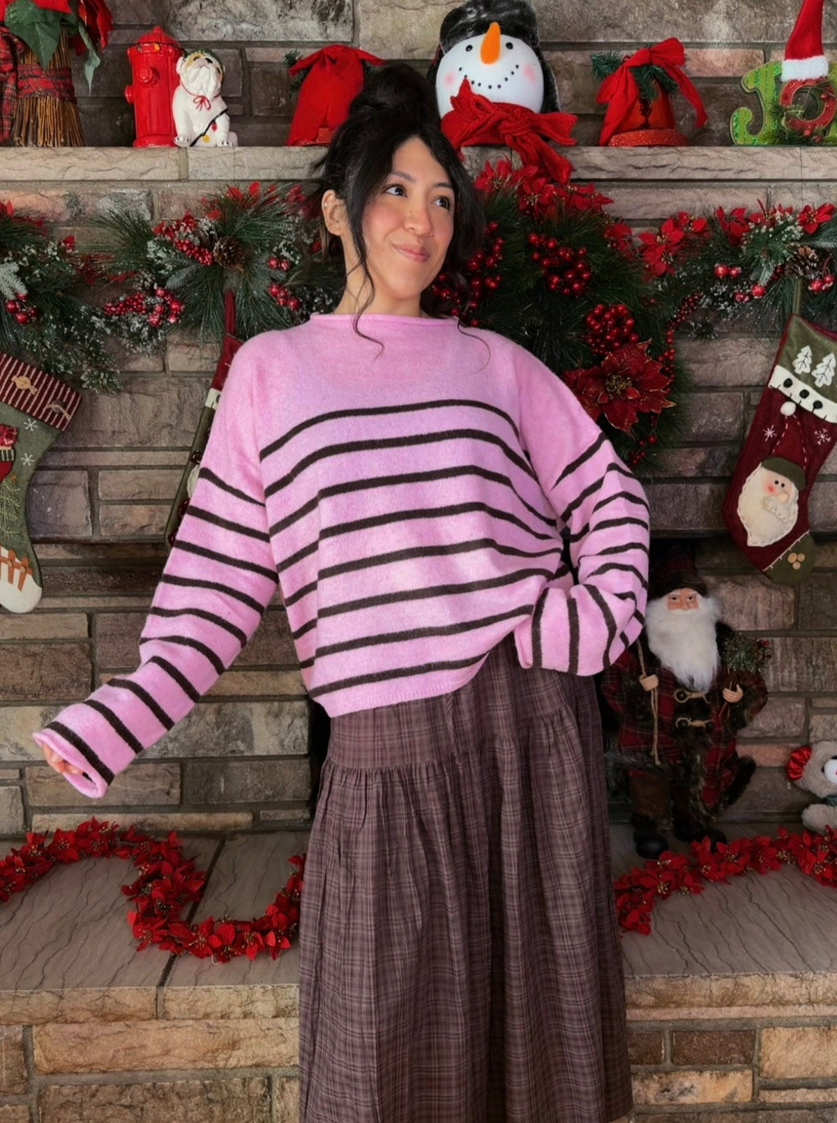 Berry Chocolate Swirl Sweater