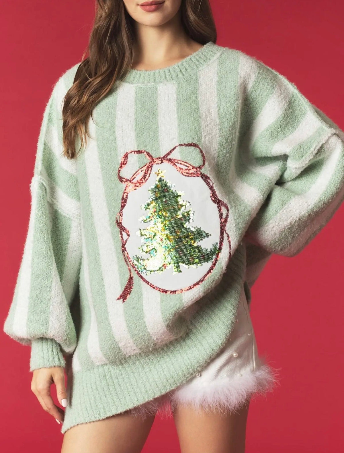 Mistletoe Meadow Sweater