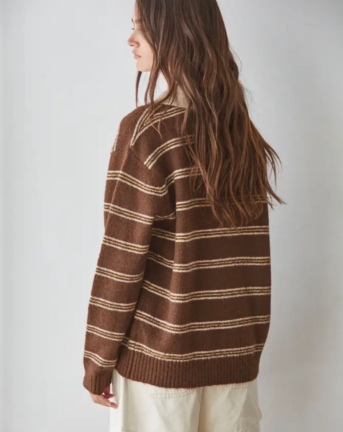 Chestnut Cafe Stripe Rugby