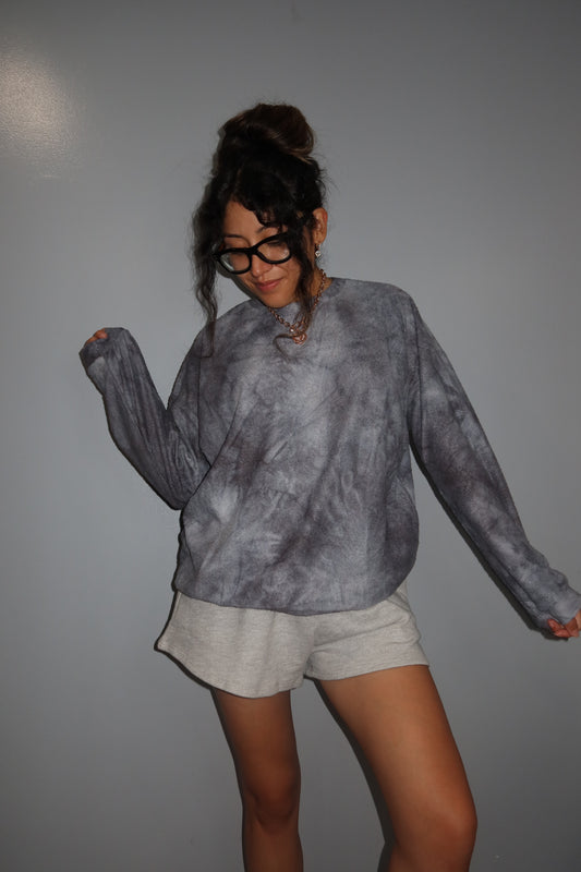 Tie-Dye Pullover Sweater
