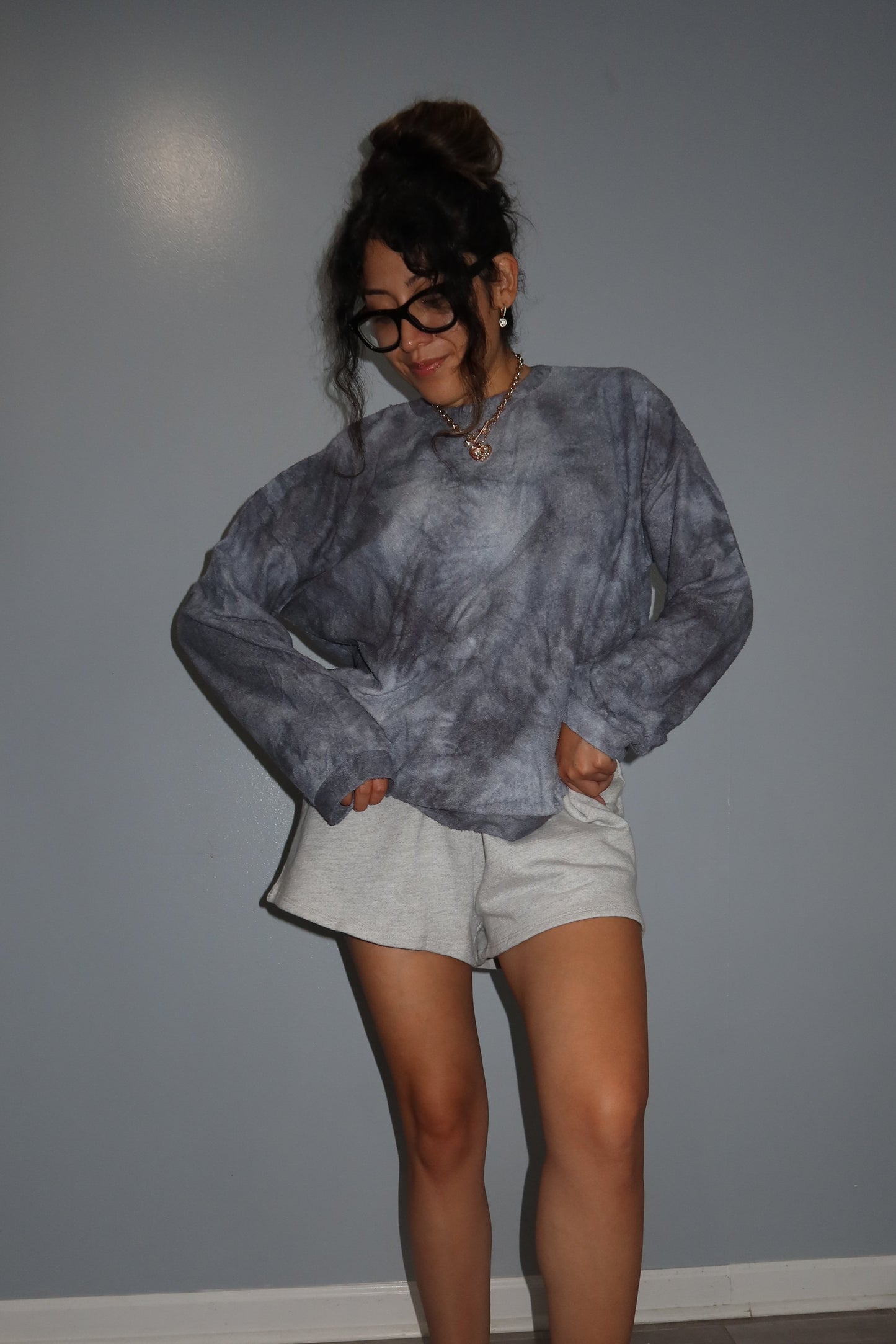 Tie-Dye Pullover Sweater