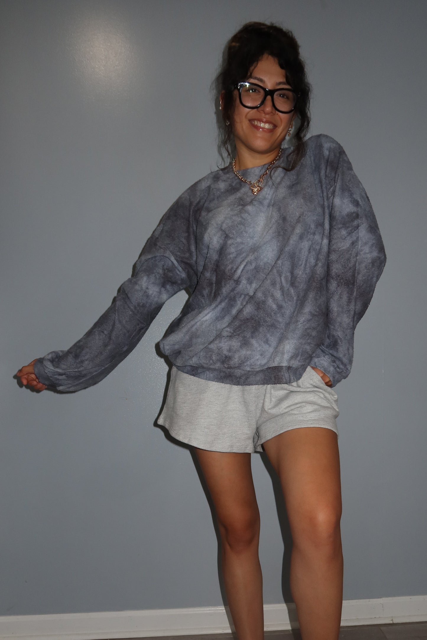 Tie-Dye Pullover Sweater