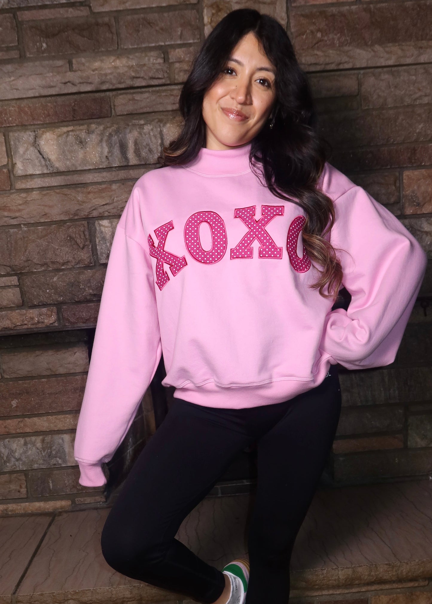 XOXO Mockneck