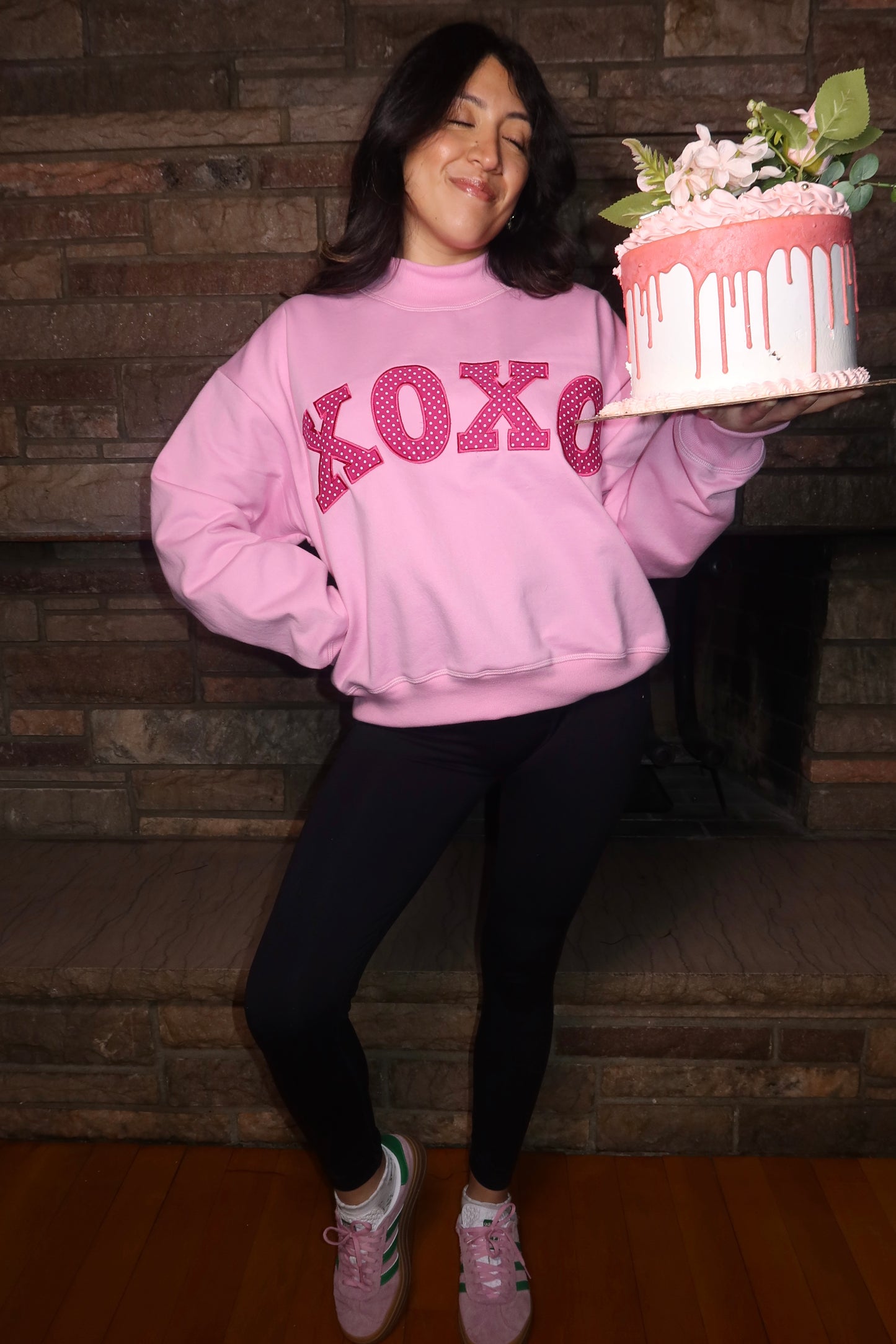 XOXO Mockneck