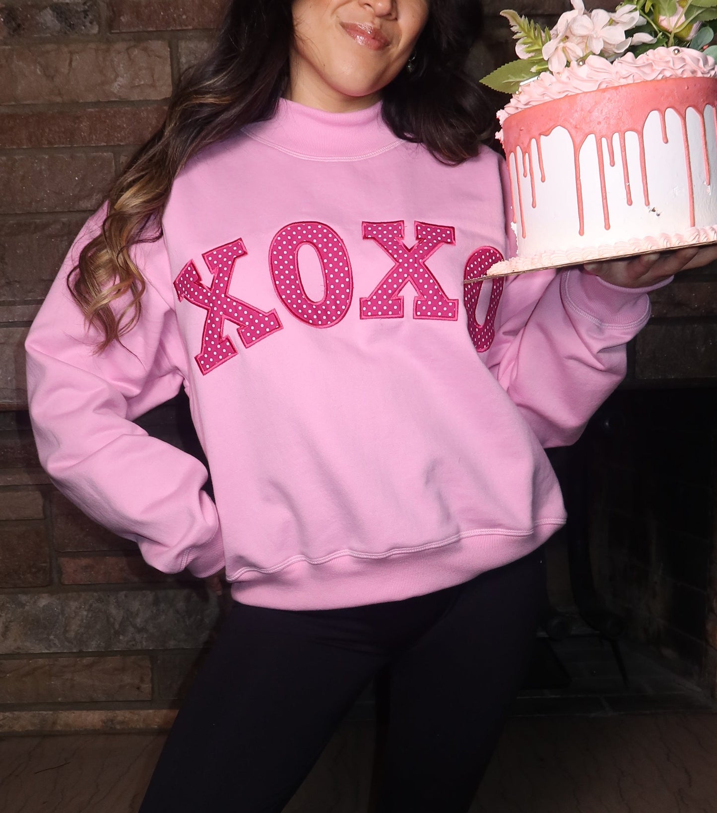 XOXO Mockneck