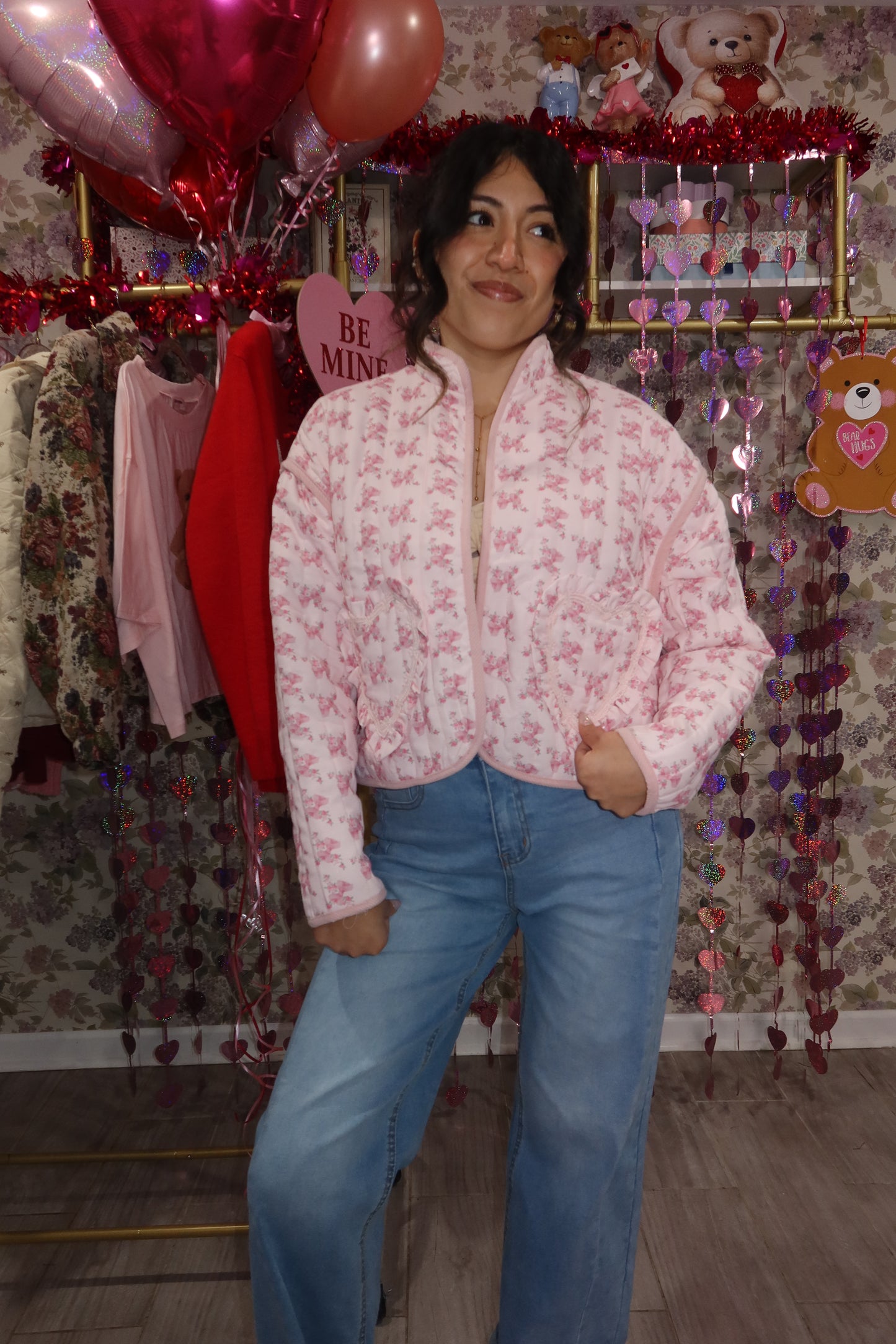 Love Is In The Air Quilted Jacket