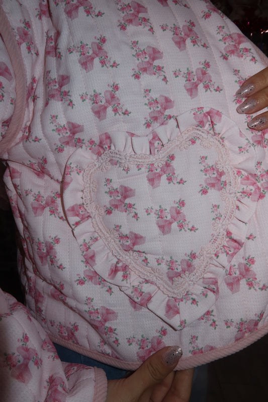 Love Is In The Air Quilted Jacket