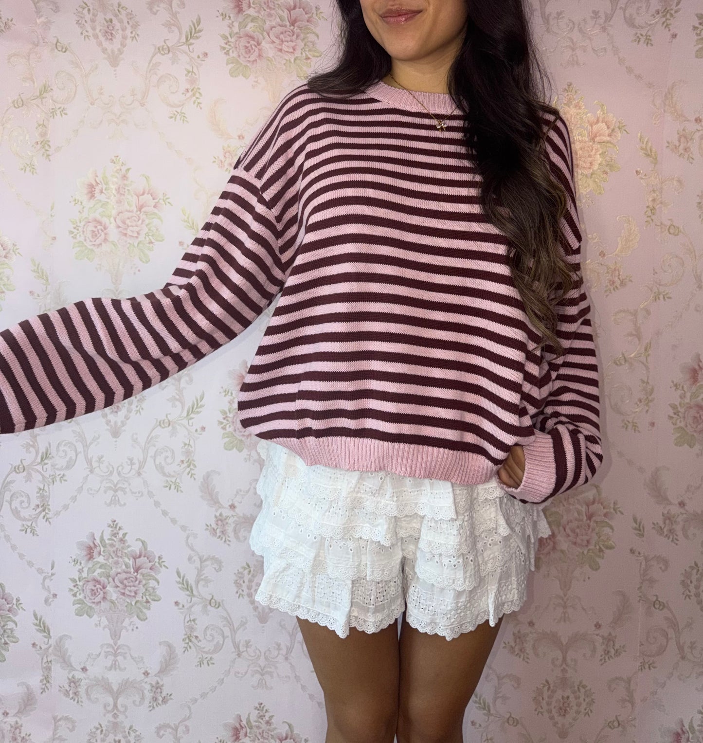 Autumn Blush Knit Sweater