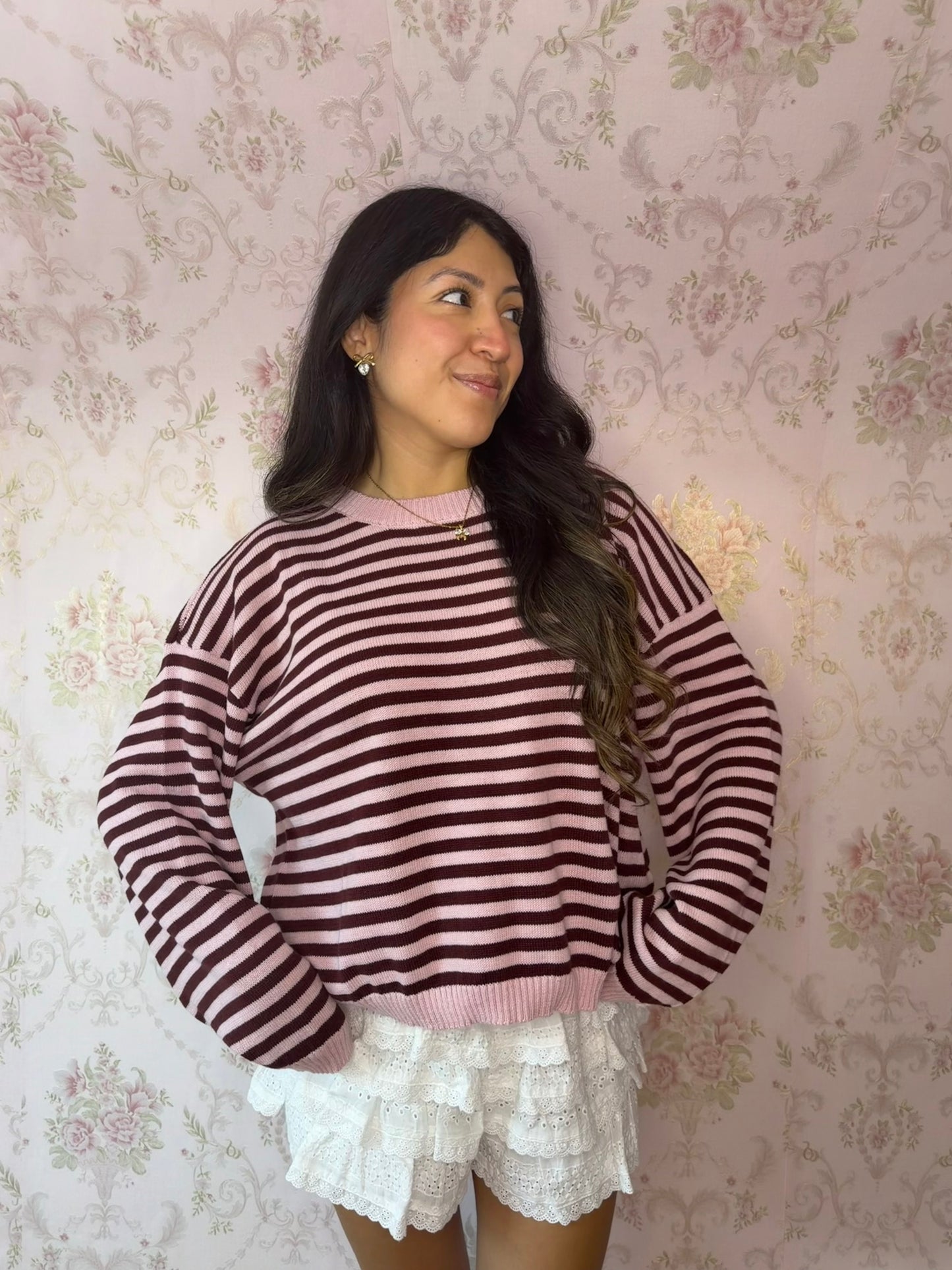 Autumn Blush Knit Sweater