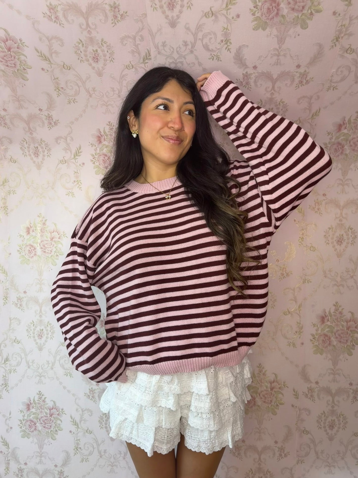 Autumn Blush Knit Sweater