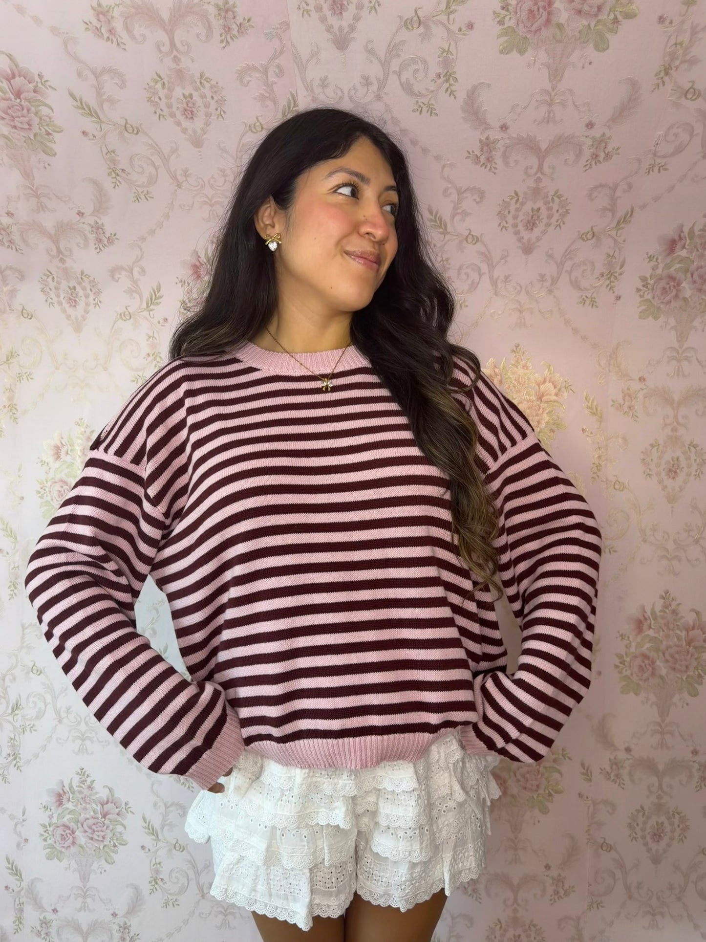 Autumn Blush Knit Sweater