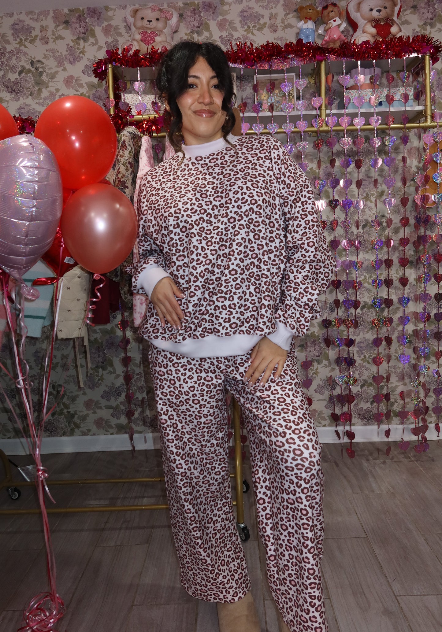 *PREORDER* Pretty In Pink Leopard Set (Mid February)