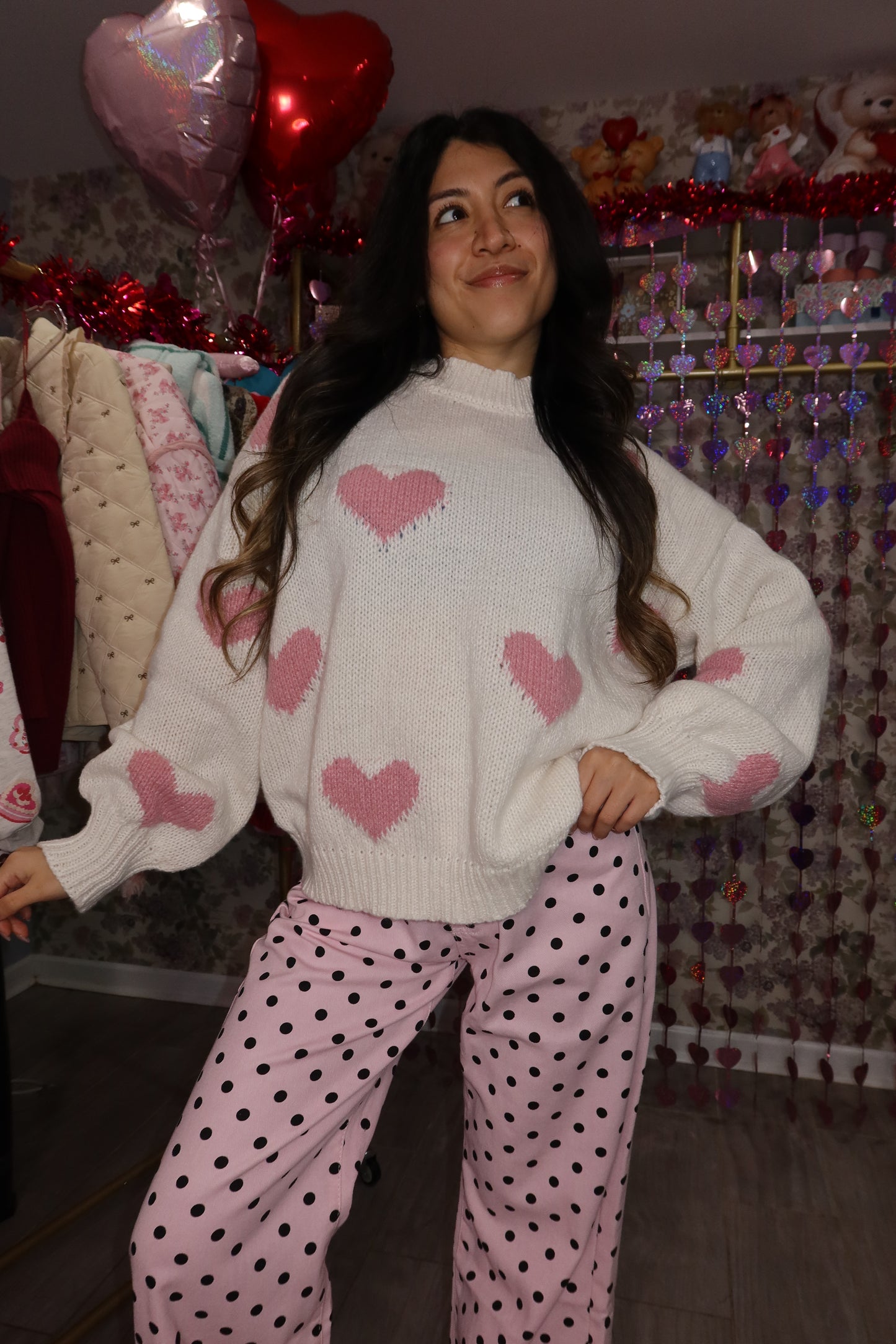 Dear Valentine Knit Sweater