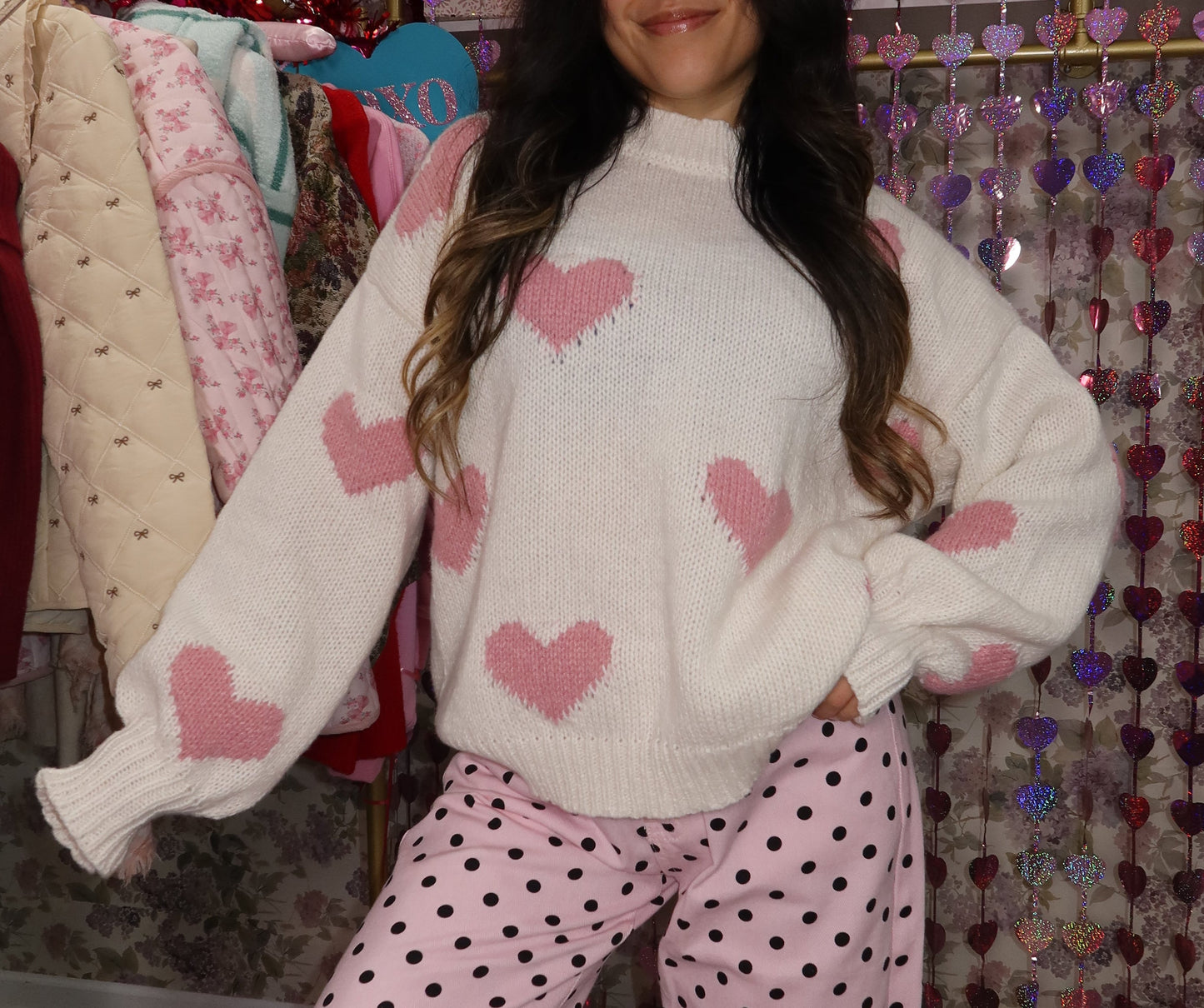 Dear Valentine Knit Sweater