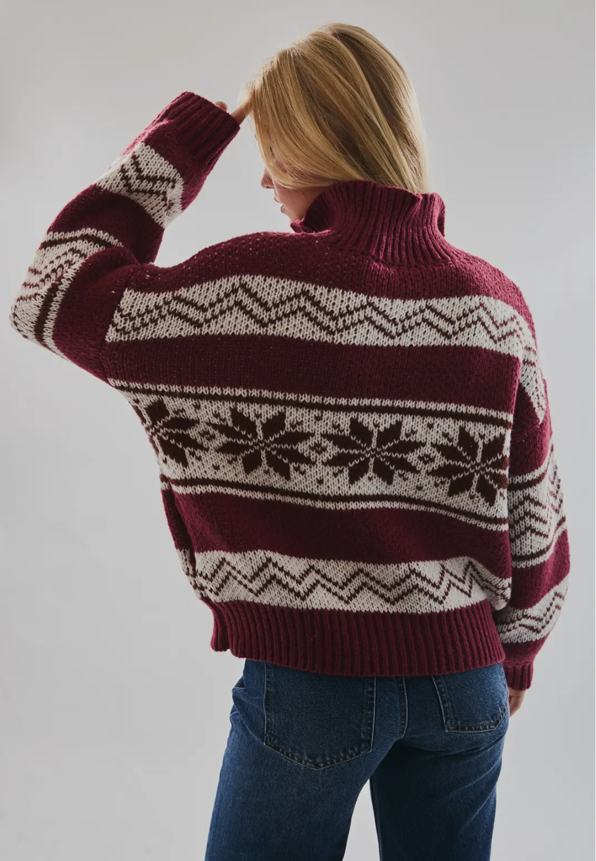 Winter Merlot Sweater
