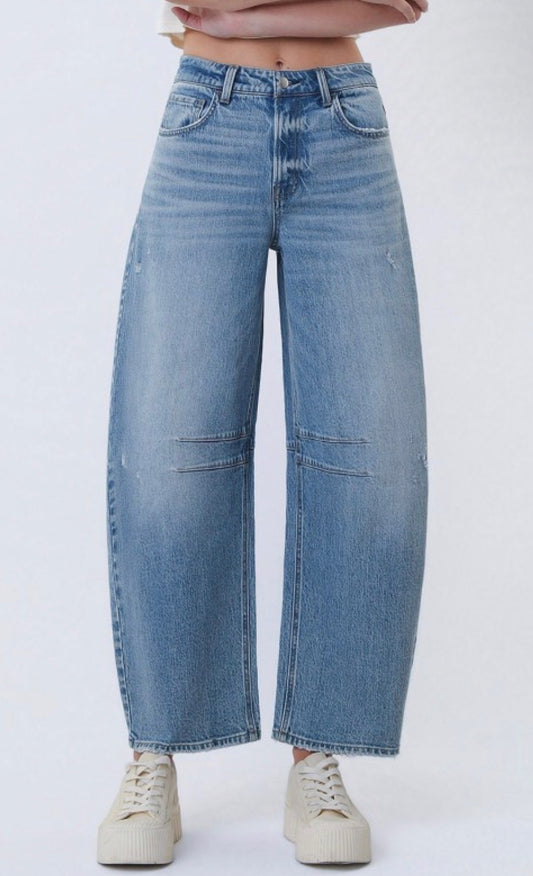 Orchard Stroll Barrel Jeans