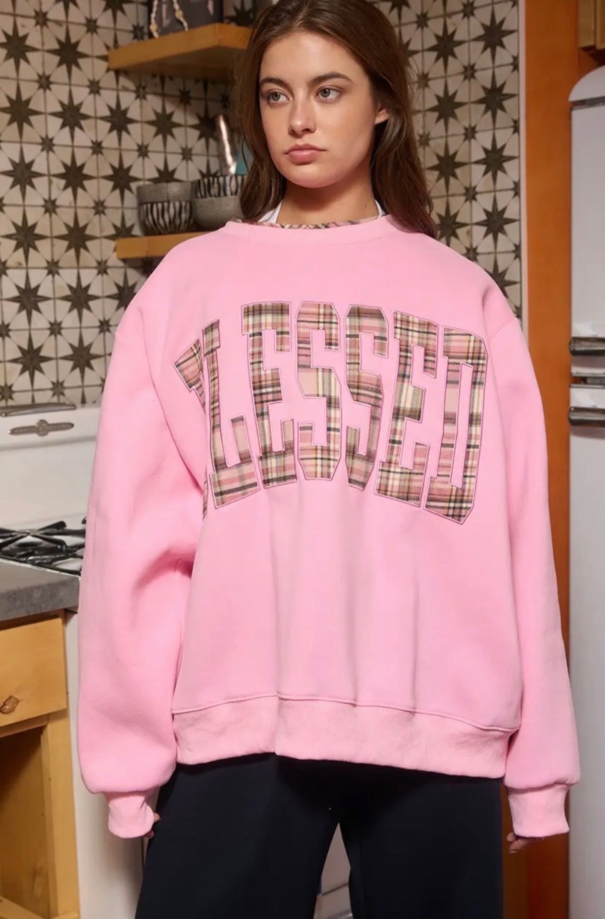 Blessed and Well Dressed Crewneck