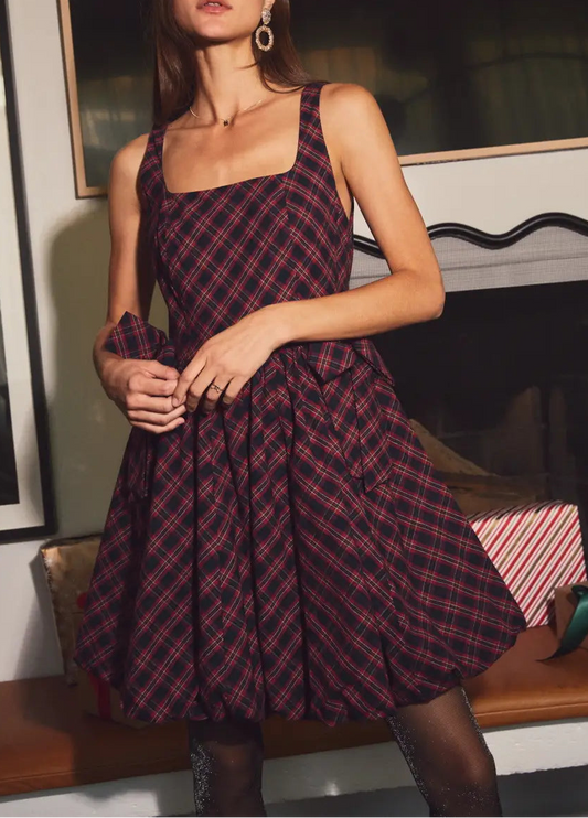 Holly Jolly Plaid Dress