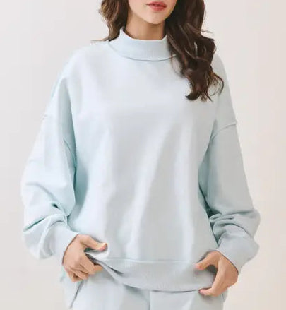 Blue Skies Mockneck